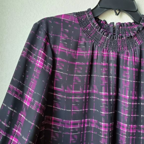 NEW plaid and paisley blouse - Picture 6 of 10